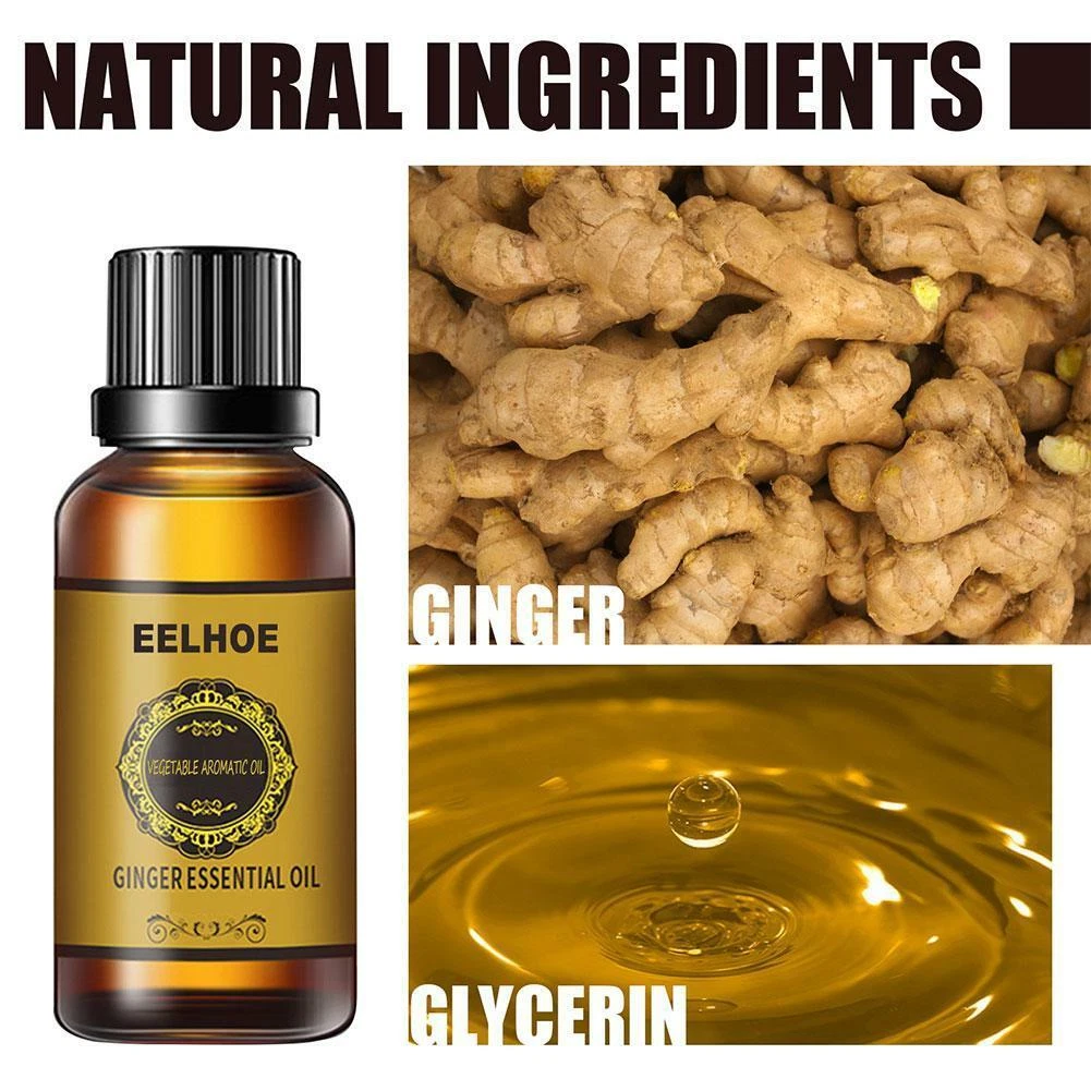 Natural Belly Drainage Ginger Oil - 4